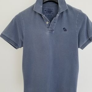 Abercrombie & Fitch Vintage Look Washed Polo Shirt